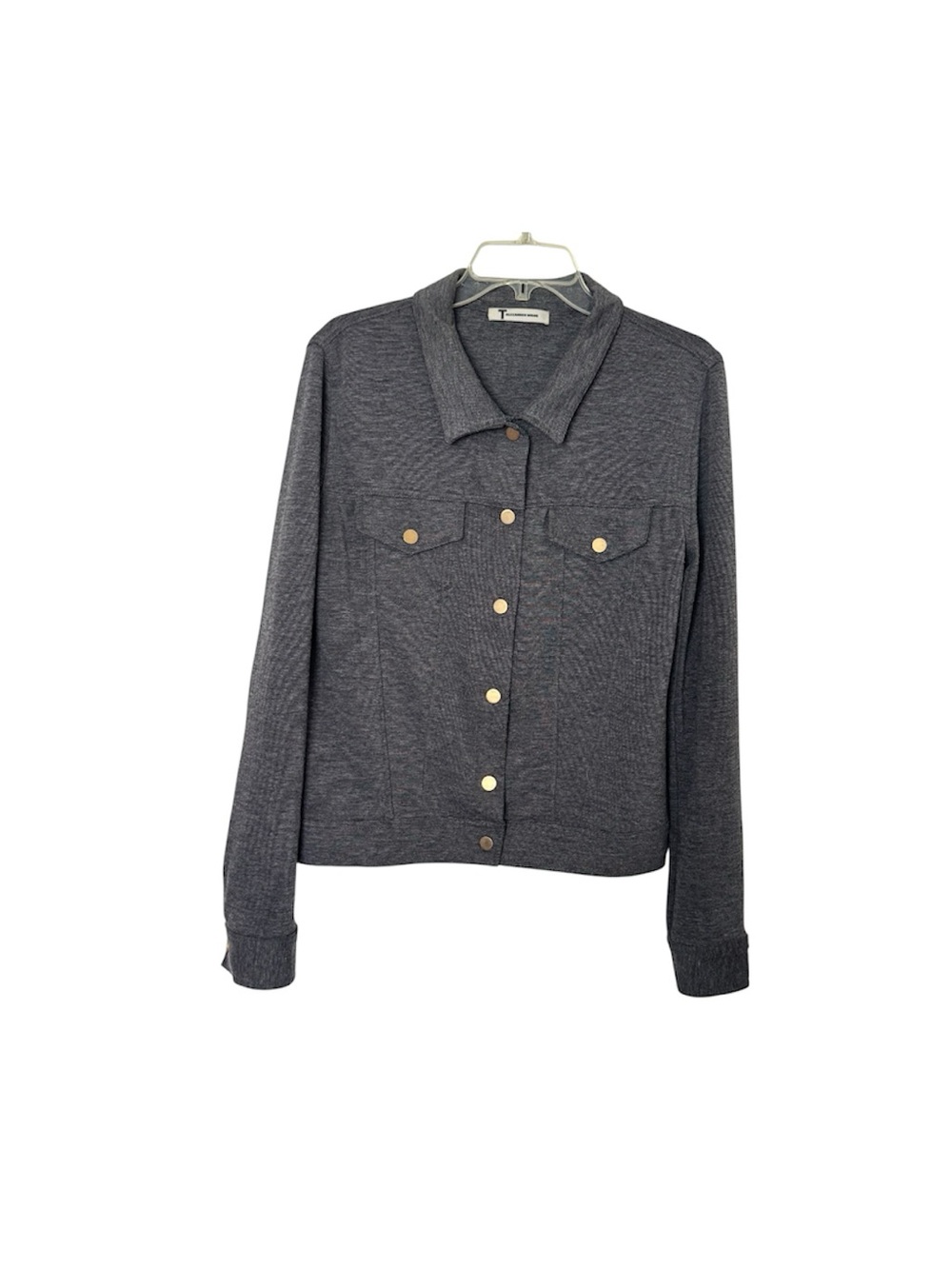 T by Alexander Wang Shirt Jacket Grey